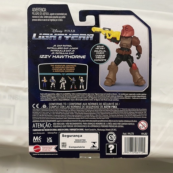 Mattel Disney Pixar's Lightyear Izzy Hawthorne Action Figure Jr Zap Patrol NEW - Picture 3 of 4